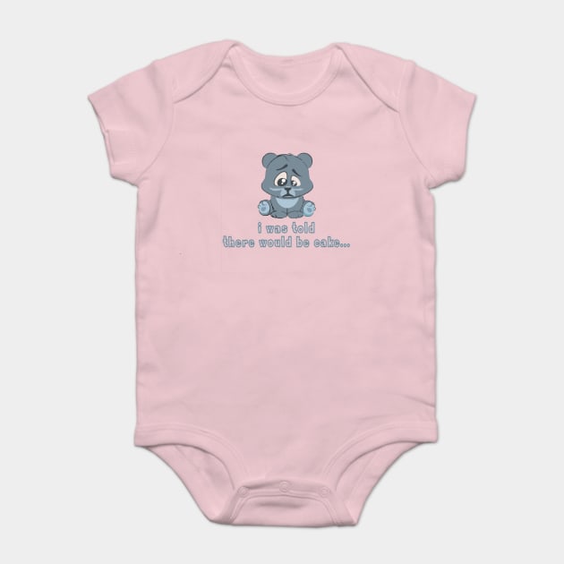 No Cake! Baby Bodysuit by madmonkey